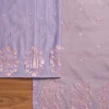 Lavender Chanderi Embroidered Unstitched Suit Set