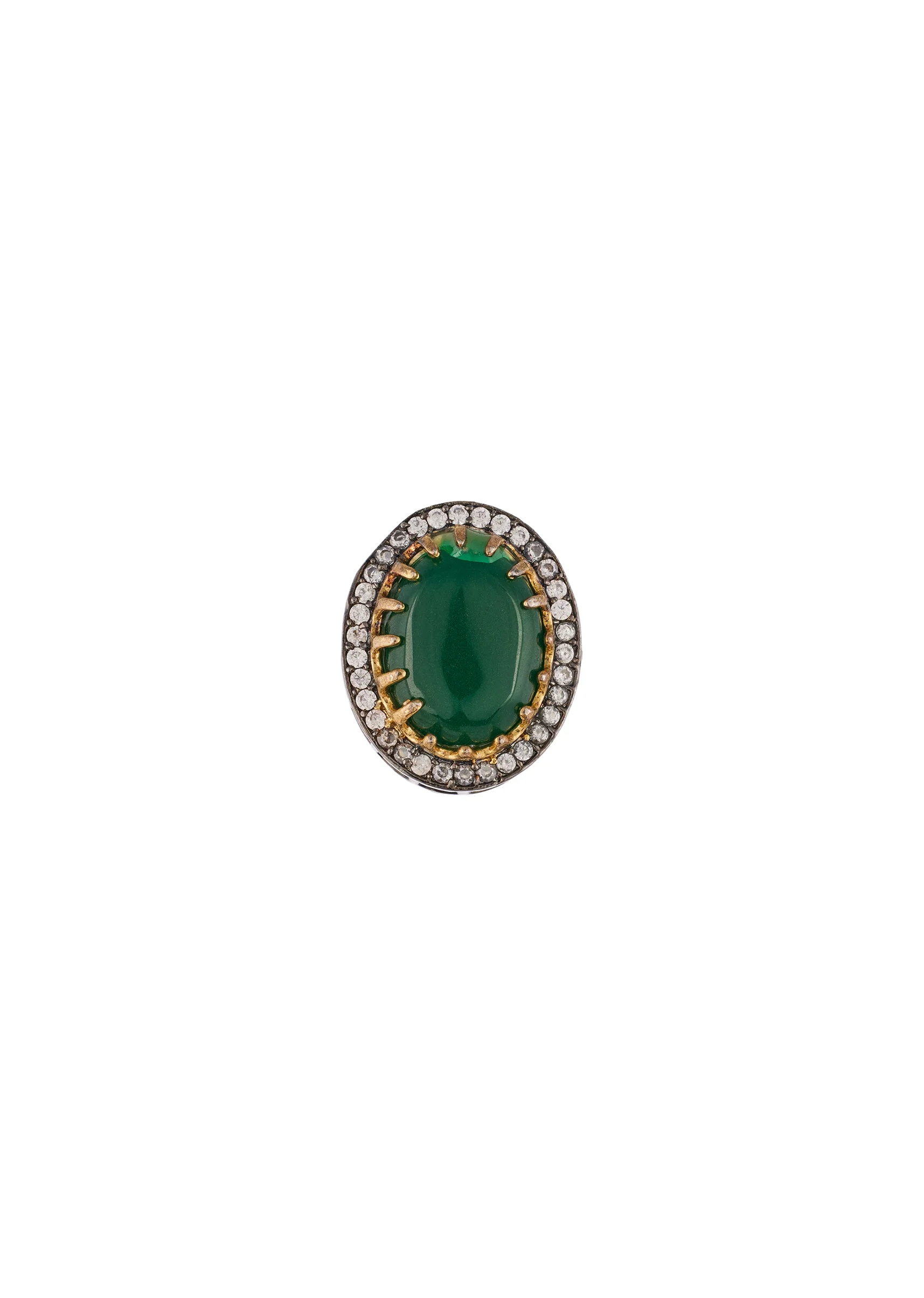748-green-studded-earrings-with-kundan-and-stone-detailing-3.webp Green Studded Earrings With Kundan And Stone Detailing