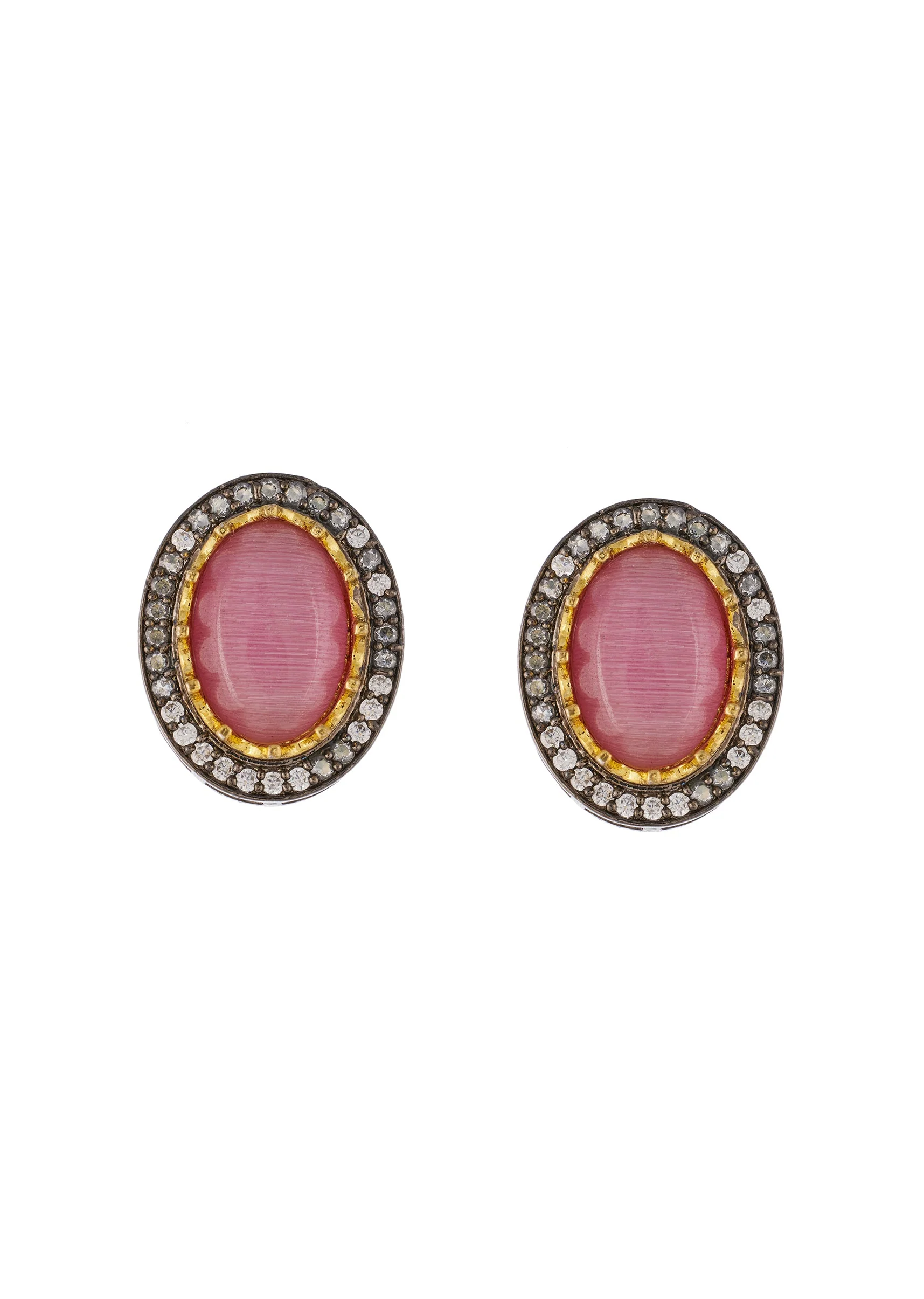 750-rani-pink-studs-in-kundan-jadau-with-semi-precious-stones-2.webp Rani Pink Studs In Kundan Jadau With Semi Precious Stones