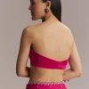 Hot Pink Chinon Saree With Cutdana And Stone Embroidery
