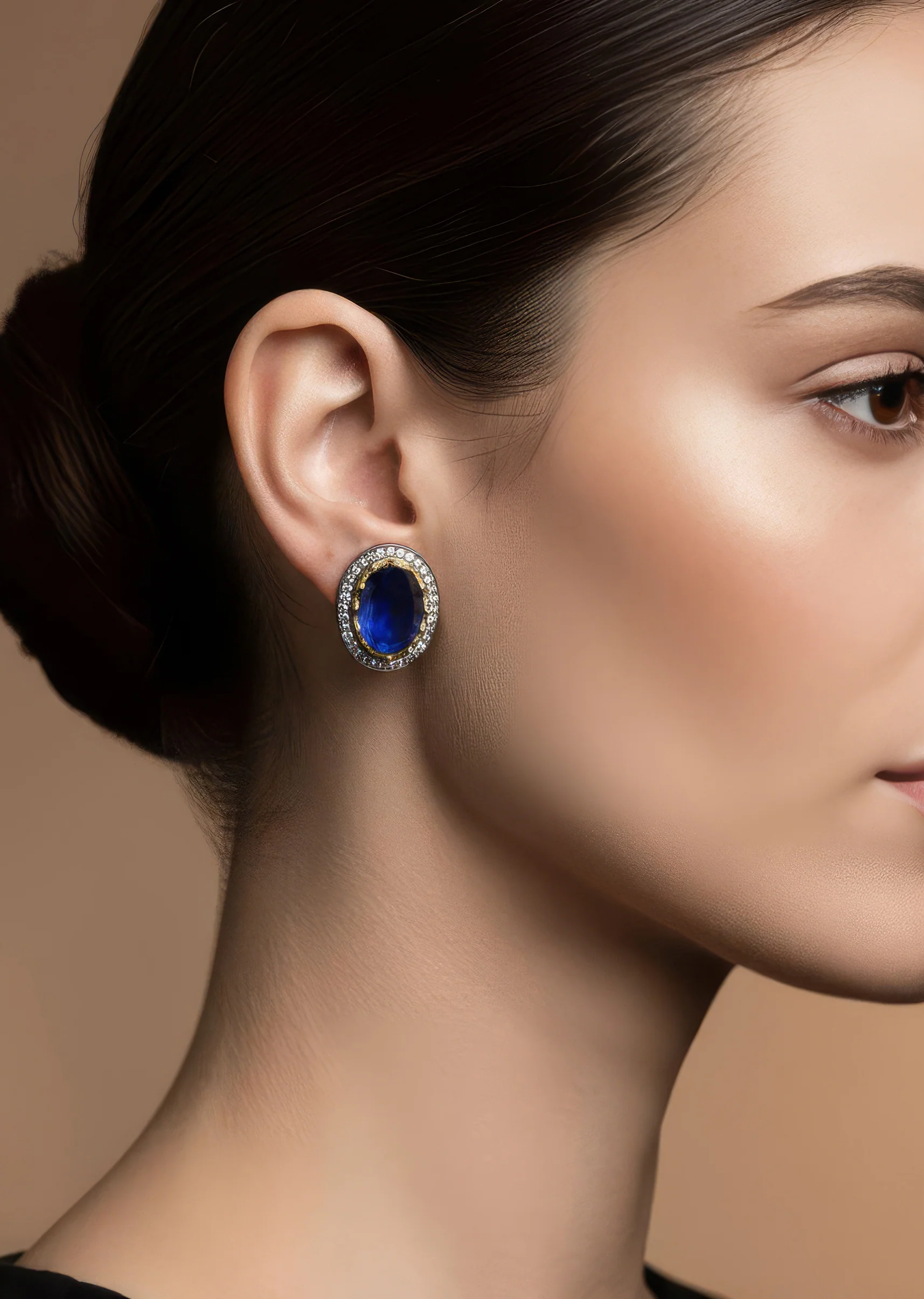 752-blue-studded-earrings-with-stone-detail-work-1.webp Blue Studded Earrings With Stone Detail Work