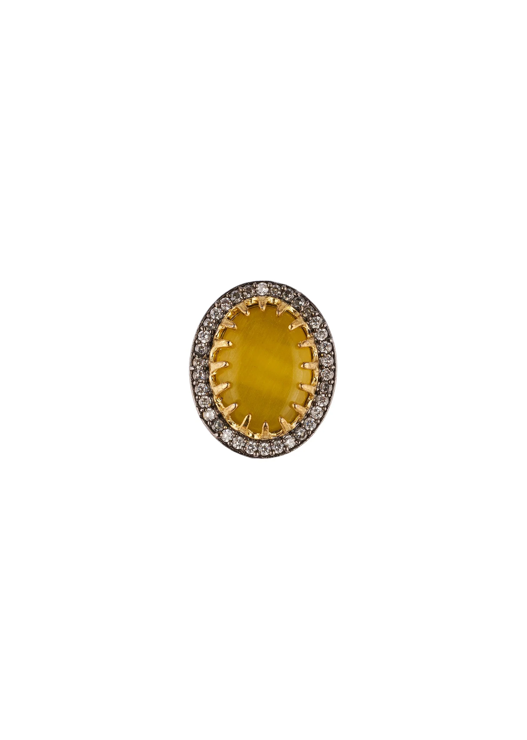 755-yellow-studded-earrings-with-kundan-and-stone-detailing-3.webp Yellow Studded Earrings With Kundan And Stone Detailing