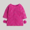 Hot Pink Embellished Salwar Kameez Set with Dupatta
