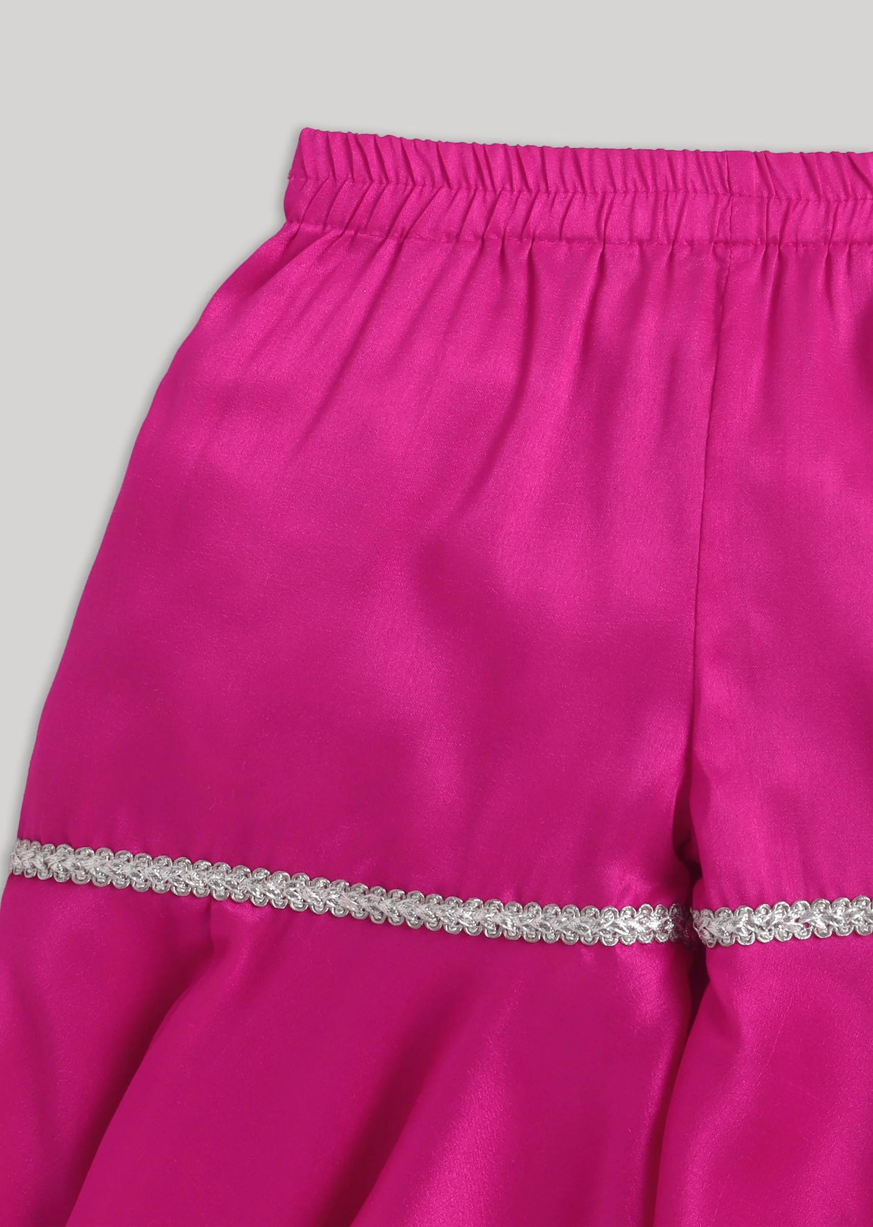 Hot Pink Embellished Salwar Kameez Set with Dupatta