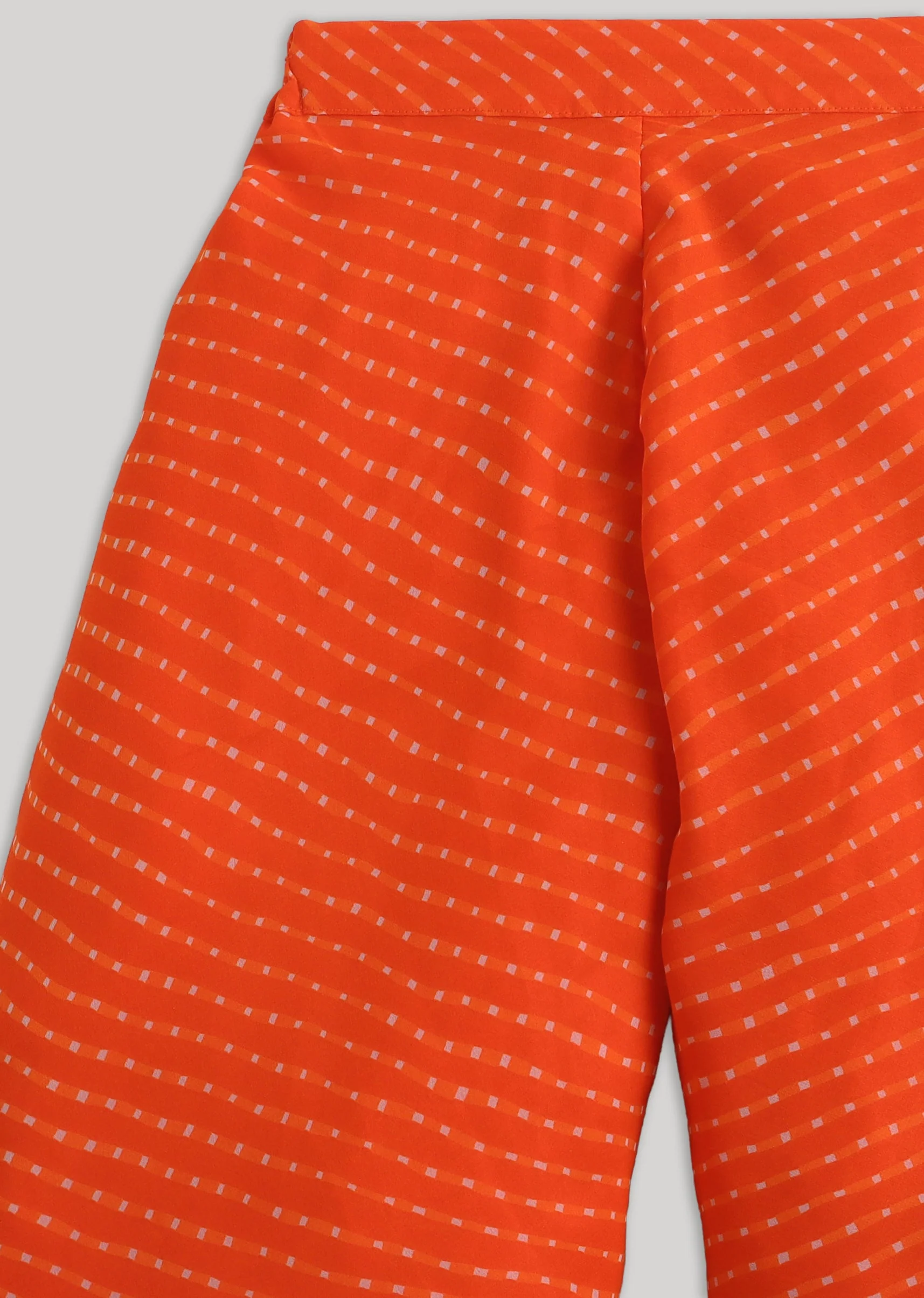 Orange Embroidered Salwar Kameez Set with Jacket