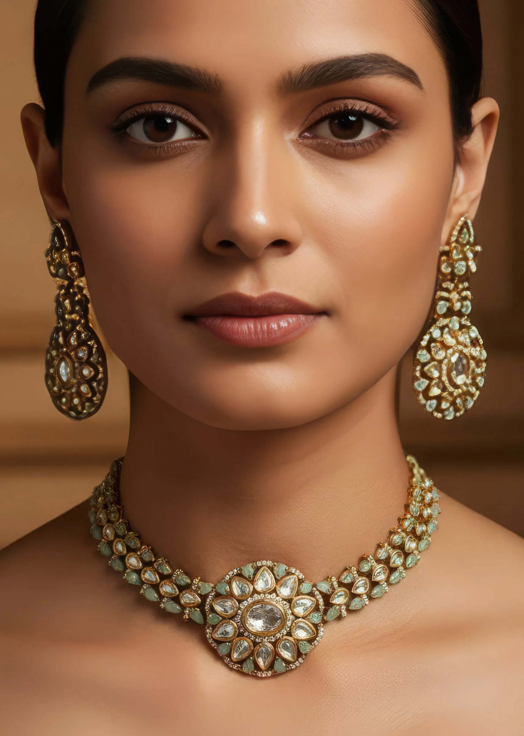 758-gold-finish-jewellery-set-in-semi-precious-stones-1.webp Gold Finish Jewellery Set in Semi Precious Stones