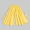 Yellow And Off White Colorblock Salwar Kameez Set