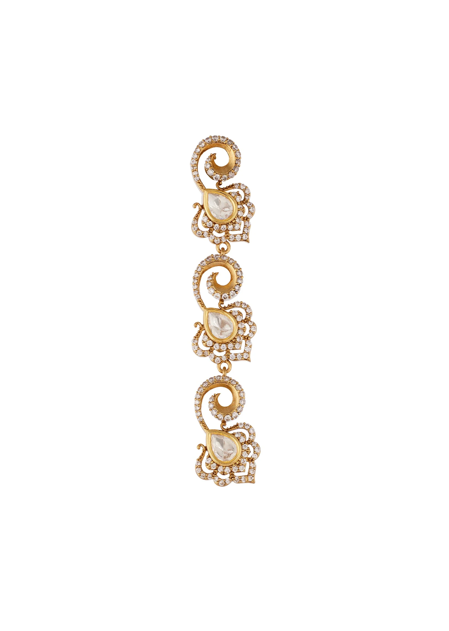 760-jewellery-set-in-gold-finish-polki-with-semi-precious-stones-5.webp Jewellery Set In Gold Finish Polki With Semi Precious Stones