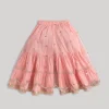 Aqua And Peach Salwar Kameez Set with Dupatta
