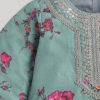 Mint Green Floral Print Salwar Kameez Set with Dupatta