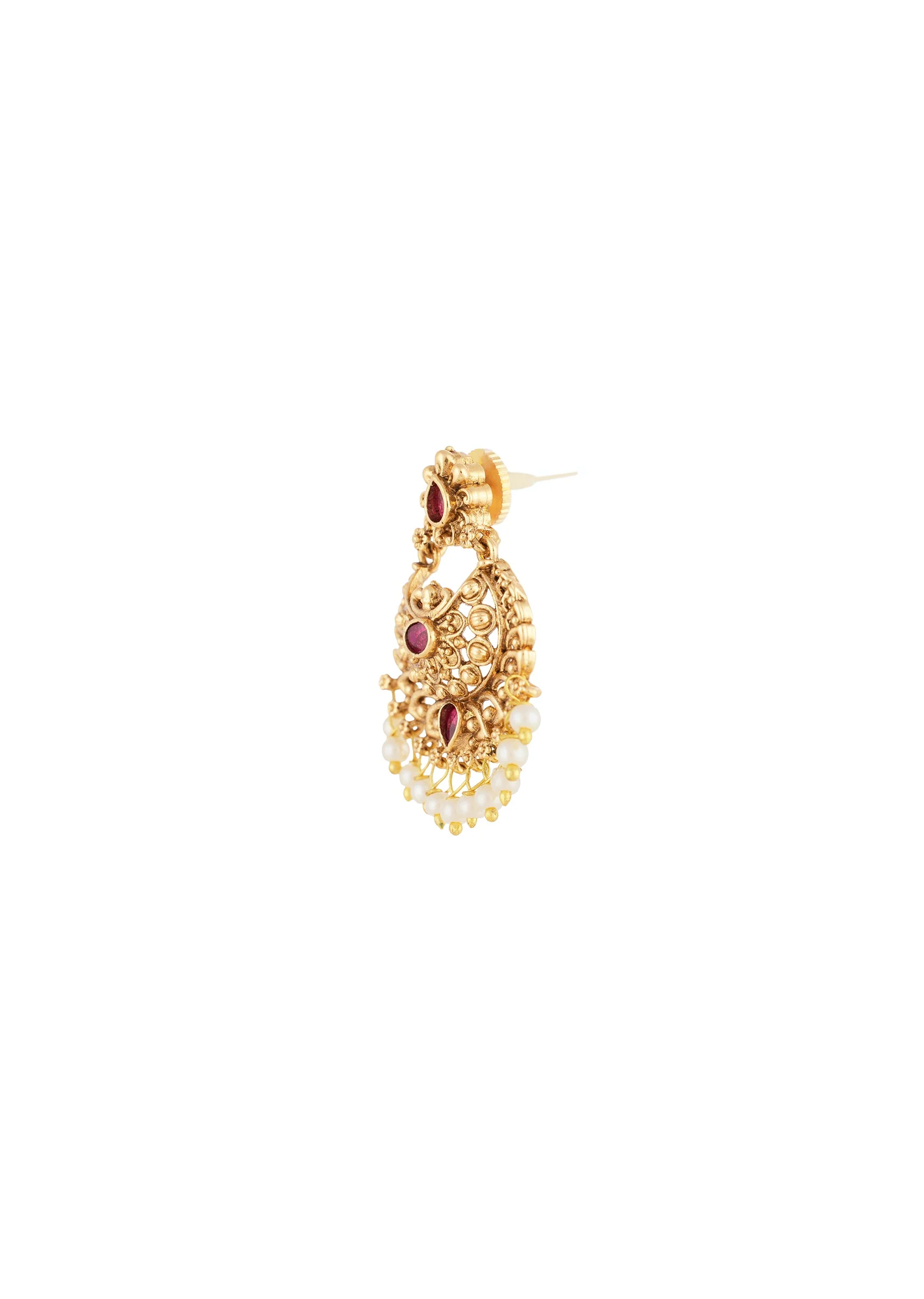 764-red-gold-earrings-with-kundan-detail-work-4.webp Red Gold Earrings With Kundan Detail Work