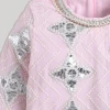 Baby Pink Embroidered Salwar Kameez Set with Dupatta