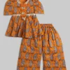 Off White Printed Salwar Kameez Set