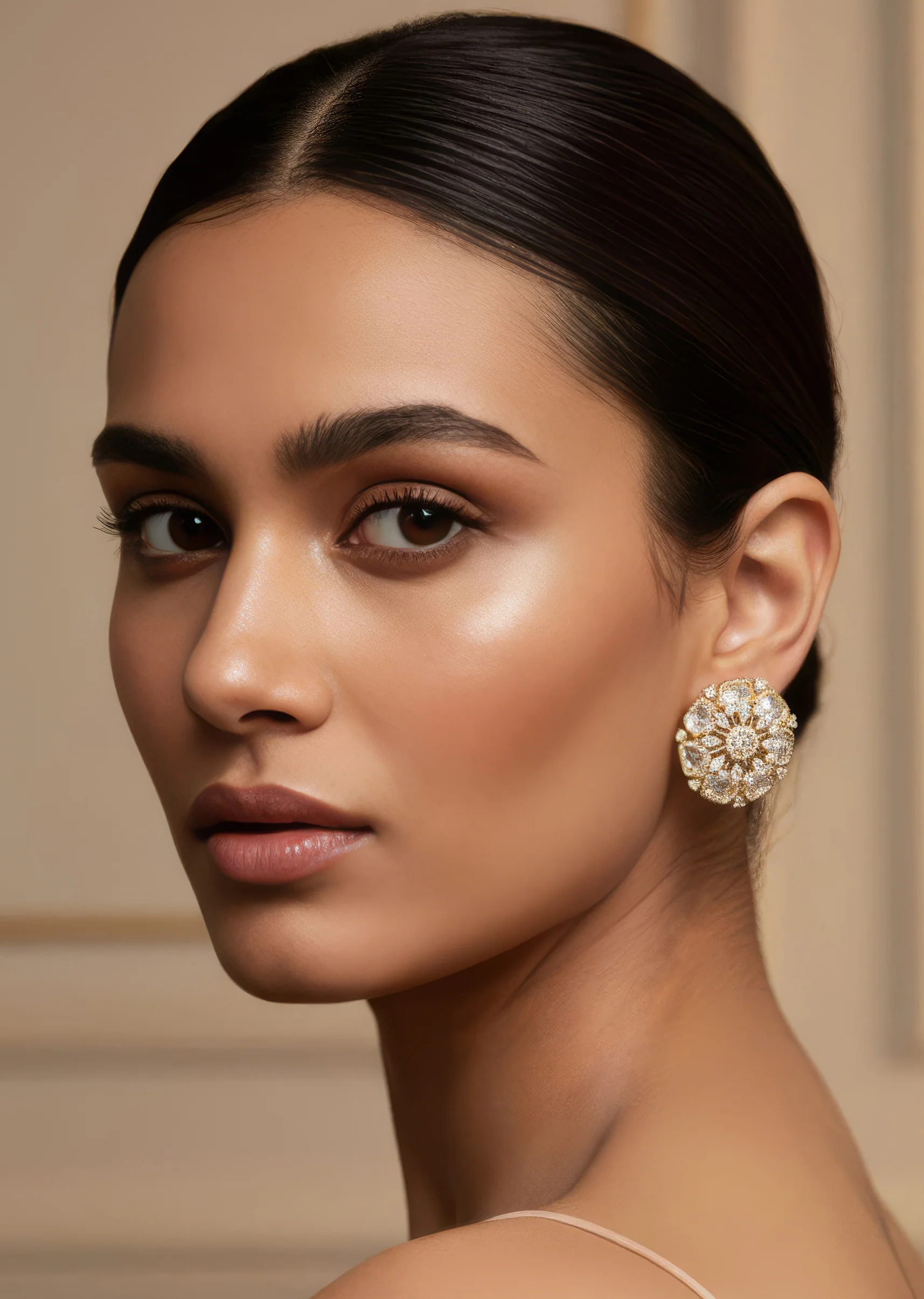 770-gold-white-polki-earrings-with-elegant-detail-1.webp Gold White Polki Earrings With Elegant Detail