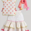 Noor Off White Printed Salwar Kameez Set