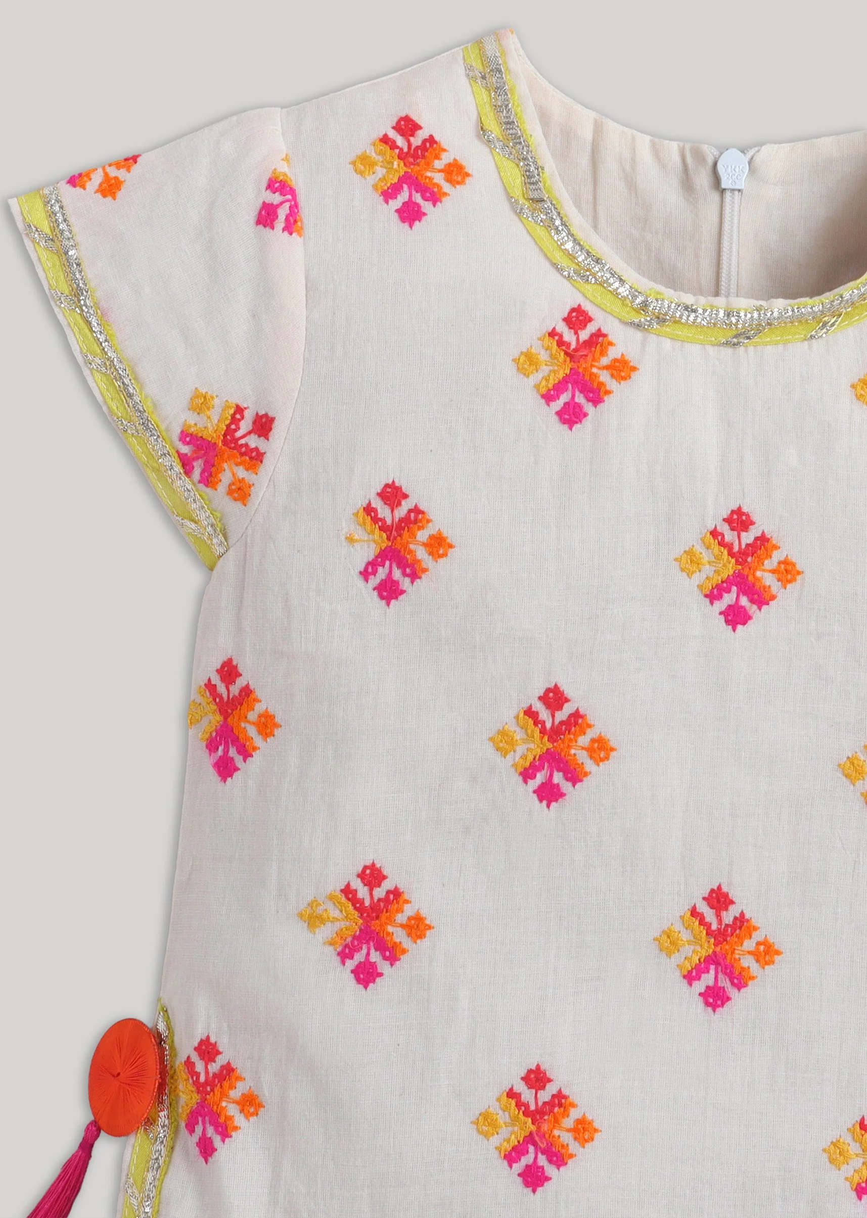 Noor Off White Printed Salwar Kameez Set