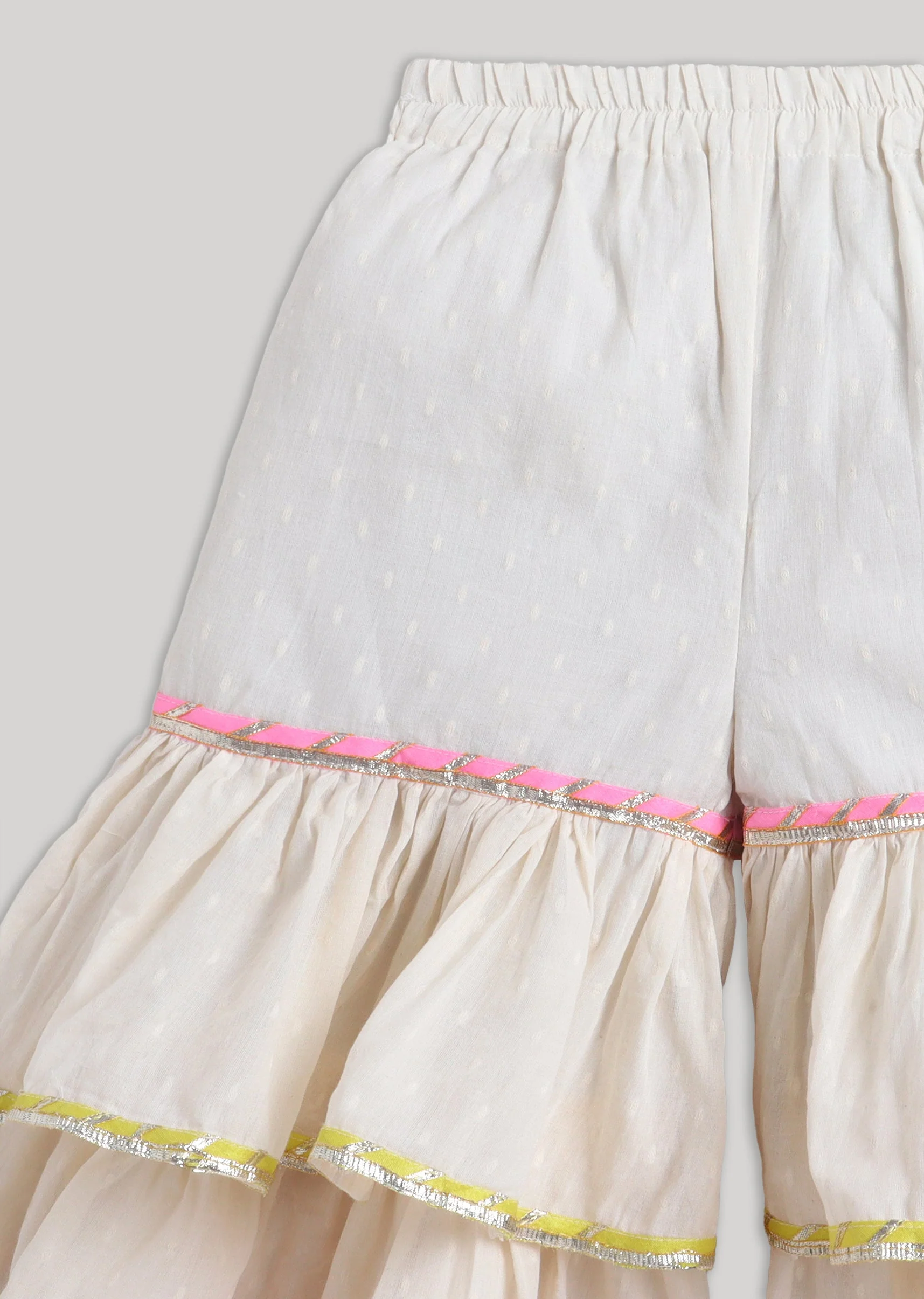 Noor Off White Printed Salwar Kameez Set