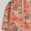 Orange And White Kids Kurta Set