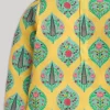 Yellow And White Kids Nehru Jacket Set