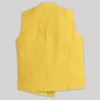 Yellow And White Kids Nehru Jacket Set