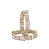 White And Gold Stone Encrusted Bangle Set