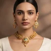 Antique Rajwadi Choker Necklace Set