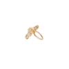 Green Floral Kundan Statement Ring