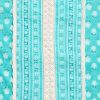 Aqua Blue Cotton Unstitched Suit With Dupatta