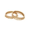 White Stone Festive Bangles Set