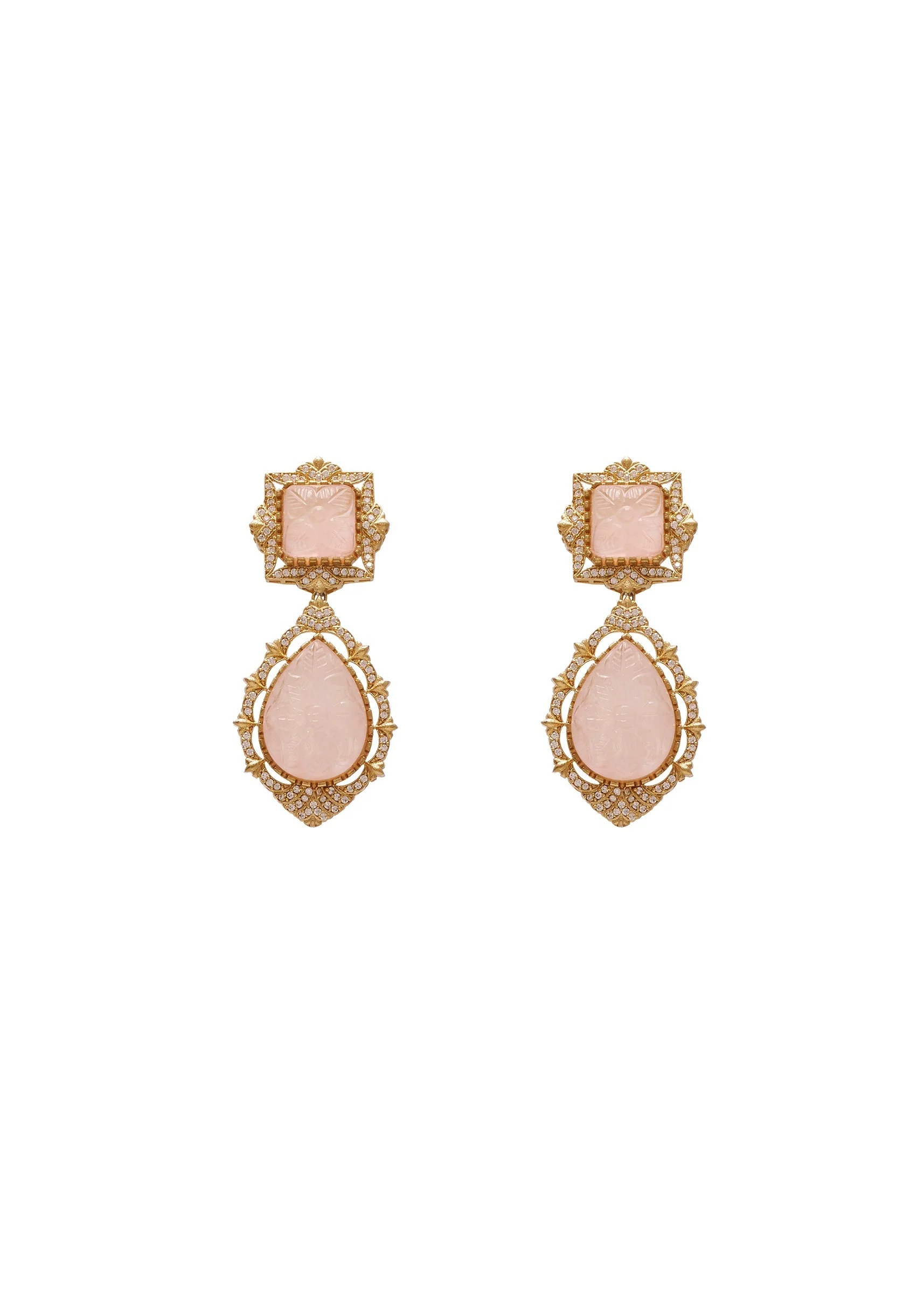 Pink Statement Necklace Set
