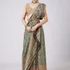 7918-blue-saree-with-block-print-motifs-and-unstitched-blouse-3.webp Blue Saree with Block Print Motifs and Unstitched Blouse