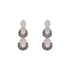 Purple Rhodium Necklace Set