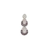 Purple Rhodium Necklace Set
