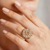 Petal Shine Gold Ring