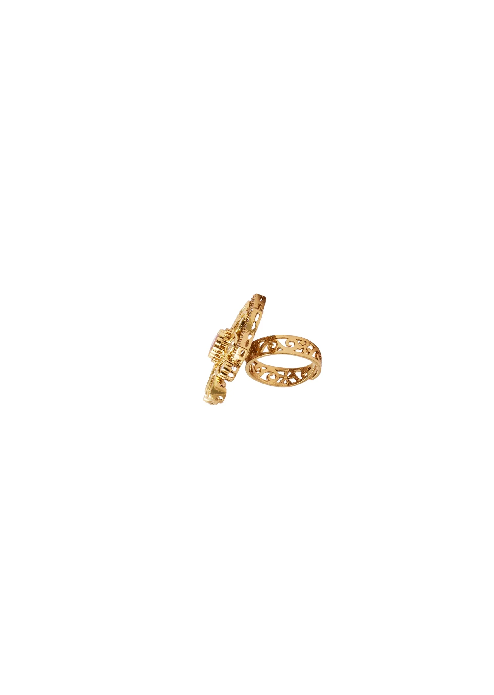 Petal Shine Gold Ring
