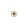 Green Matte Gold Ring