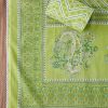 Green Cotton Printed Unstitched Suit