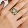 Green Gold Ring
