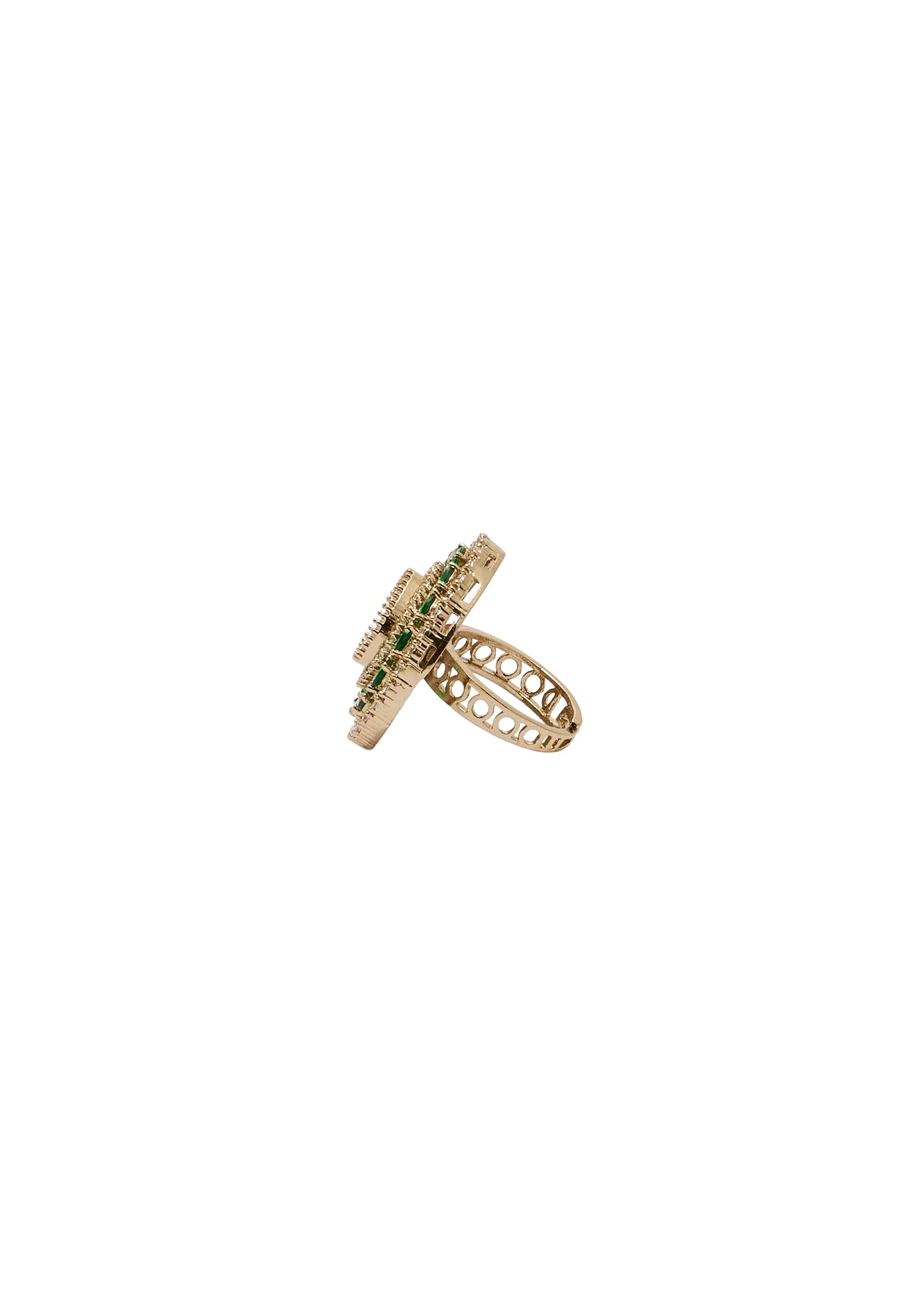 Green Gold Ring