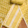 Bright Yellow Cotton Unstitched Suit