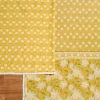 Bright Yellow Cotton Unstitched Suit