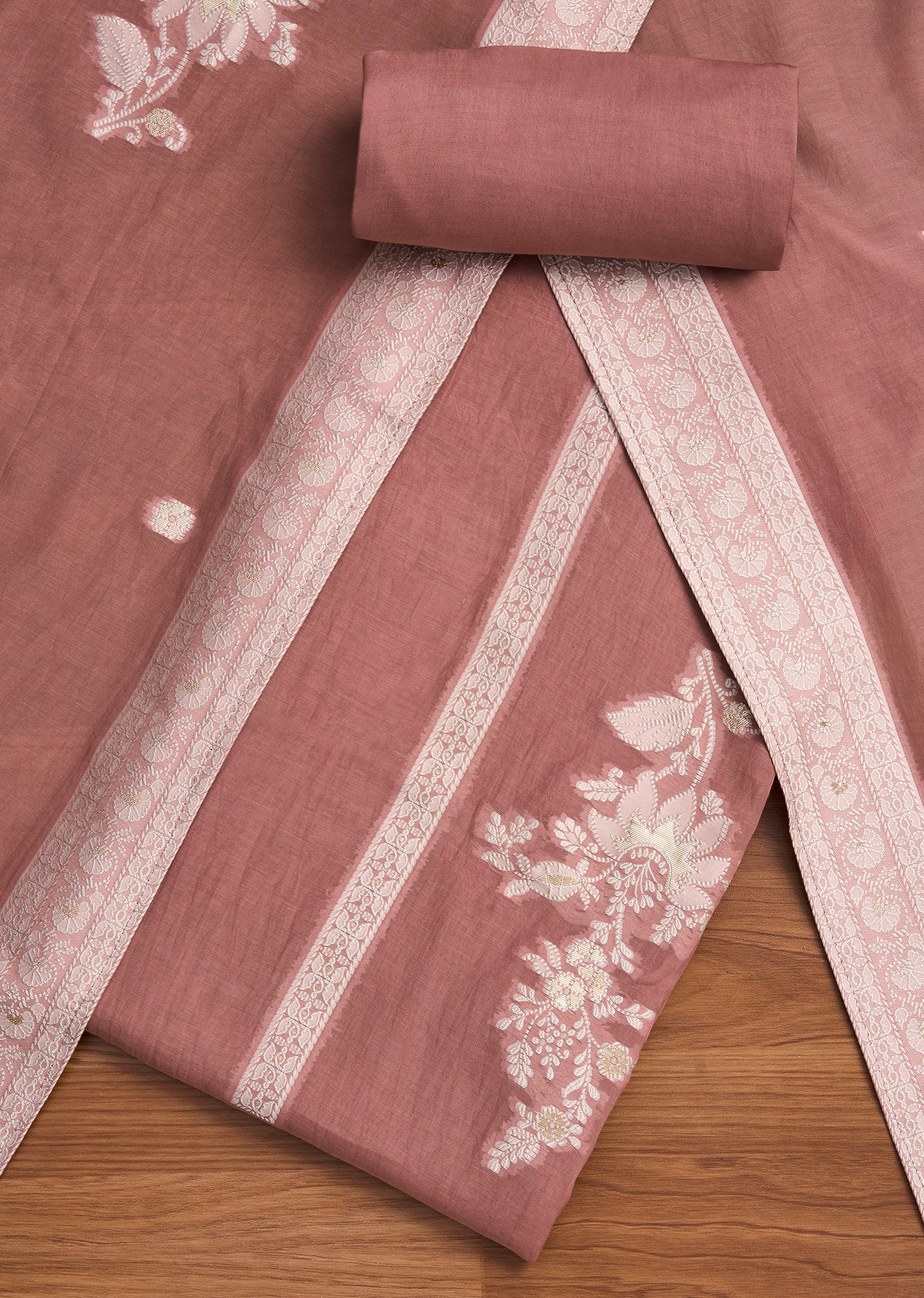 8051-mauve-unstitched-cotton-suit-with-dupatta-1.jpg Mauve Unstitched Cotton Suit With Dupatta