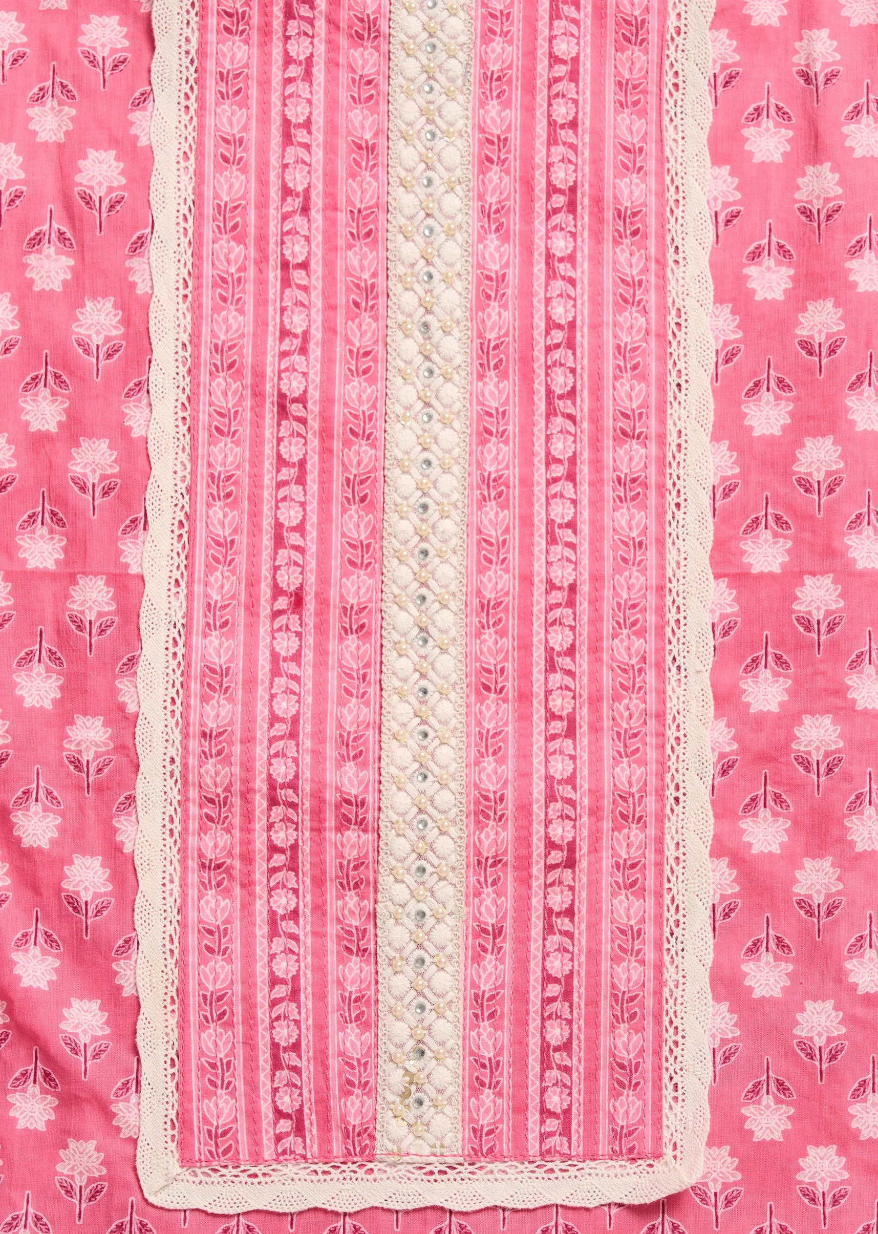 Pink Cotton Suit