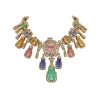 Multi Mint Green Festive Necklace Set