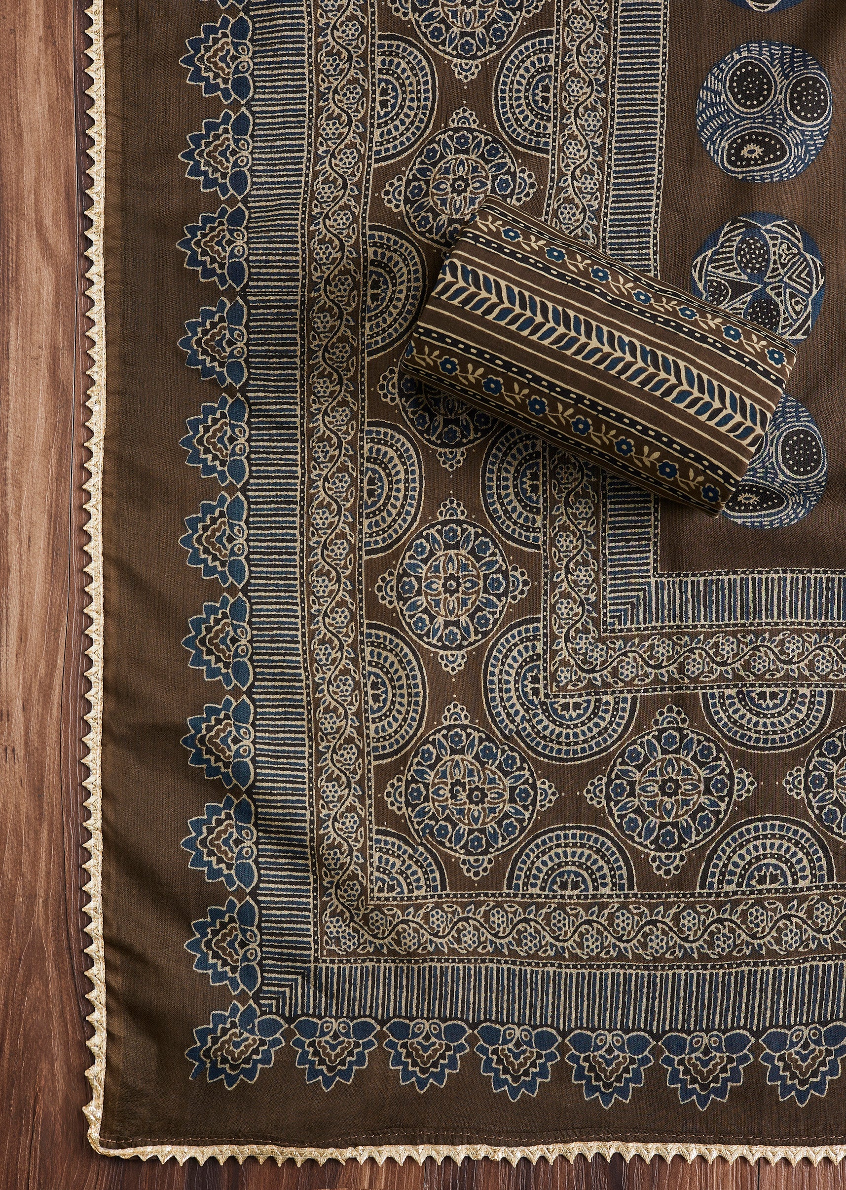 8061-mocha-brown-cotton-printed-unstitched-suit-set-4.jpg Mocha Brown Cotton Printed Unstitched Suit Set