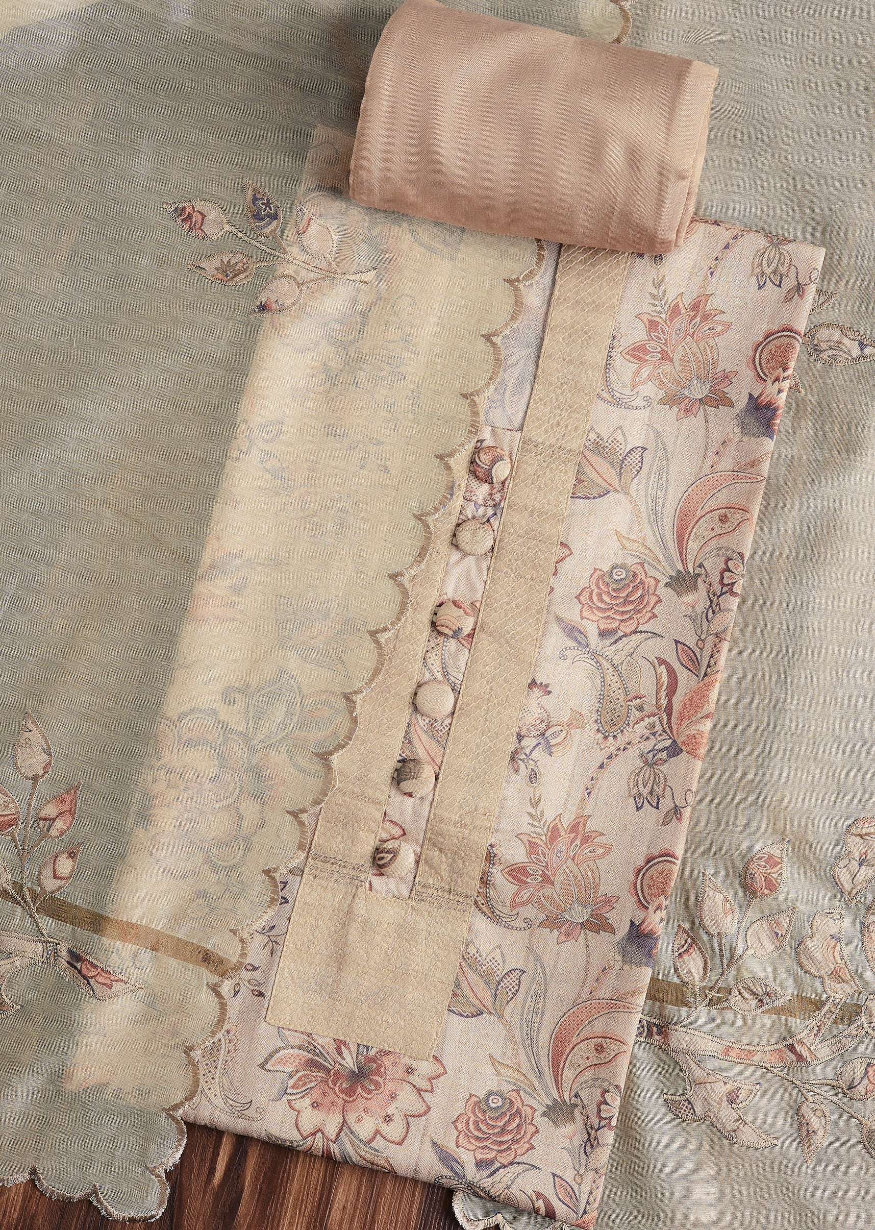 8068-sand-beige-cotton-printed-unstitched-suit-set-1.jpg Sand Beige Cotton Printed Unstitched Suit Set