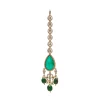 Green Gold Wedding Necklace Set