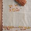 Blush Peach Cotton Printed Unstitched Suit Set