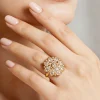 White Gold Polki Ring