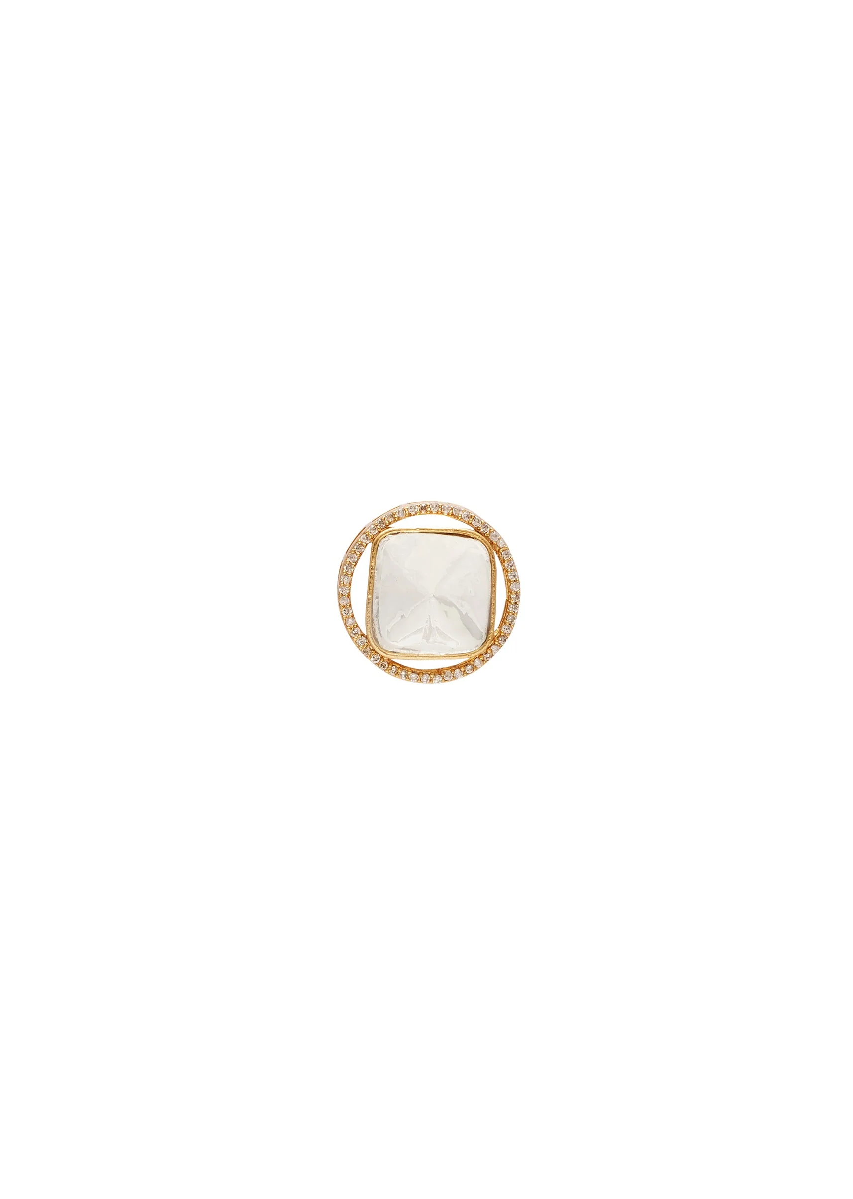 Modern Gold Zirconia Necklace Set